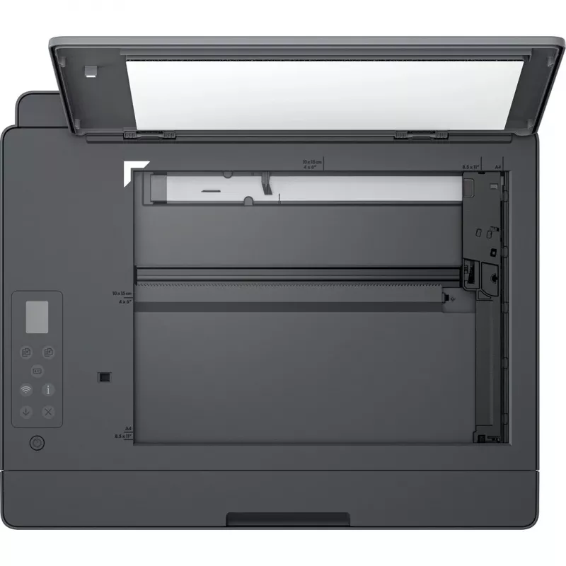 Impresora multifunción HP Smart Tank 581 de inyección térmica color — A4, Wi‑Fi, dúplex (manual), 4 cartuchos, 4800x1200 DPI