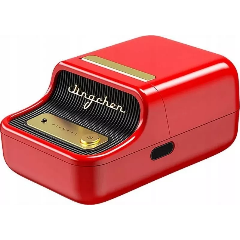 Impresora de etiquetas NIIMBOT B21S roja — impresora térmica Bluetooth compacta, 50 mm de ancho de impresión, 60 mm/s, batería de 1200 mAh