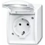 Toma de corriente Busch Jaeger 2083-0-0831 CEE 7/3 blanca (2083-0-0831)