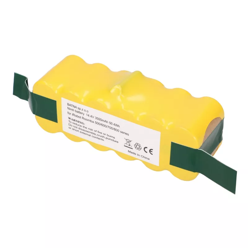 Roomba | Batería, batería recargable para aspirador | Serie 500/600/700/800 14,4V 3000mAh