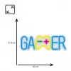 Manta SNL62MT GAMER luz de neón LED, USB, 5 W, multicolor