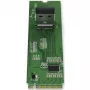 ICY DOCK - Adaptador de SSD M.2 NVMe PCIe 4.0 a 1 x SlimSAS 4i con Redriver