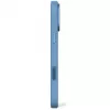Decoded D25IPO16PMBCS9AE AntiMicrobial funda trasera de silicona para iPhone 16 Pro Max, azul claro