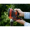 Black & Decker BDCROS18N-XJ lijadora orbital portátil 12000 rpm negro, naranja