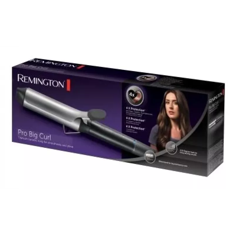 Modelador de rizos Remington CI 5538 Warm, negro,gris