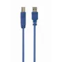 Gembird - Cable USB - USB Type-A (M) a USB Type-B (M) - USB 3.0 - 1,8 m - Moldeado - Azul