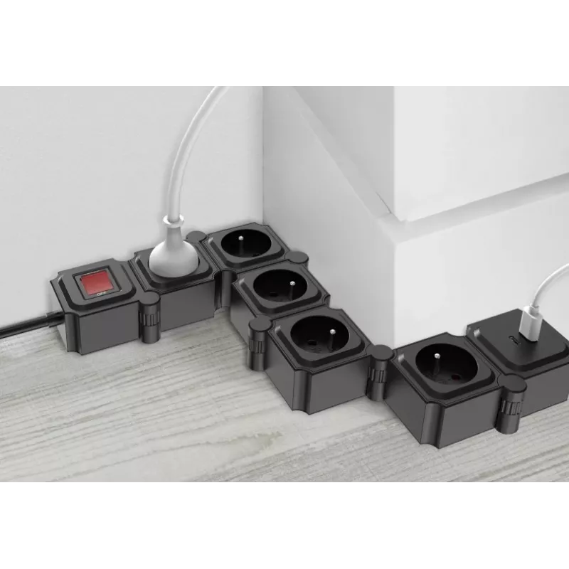 Regleta TB Energy Power Strip 1,5 m — Cable de 1,5 m, varias tomas
