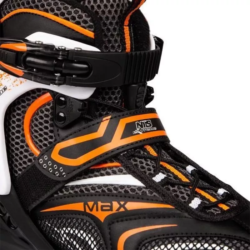 Patines en línea Nils Extreme NA1060S NEGRO-NARANJA talla 40