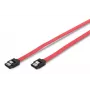 Cable de conexión SATA Assmann. Tipo L. con bloqueo F/F. 0,5 m. recto. SATA II/III. UL. re (AK-400102-005-R)
