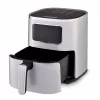 Freidora de aire HEINRICH'S HFR 8216 — 5 L, 1450 W, control táctil, pantalla LED, plata, de pie