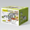 MAESTRO MR-2020-6M Set de 6 ollas, acero inoxidable