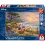 Thomas Kinkade Studios: Disney - Donald y Daisy Una tarde de patos, puzzle 1000 piezas