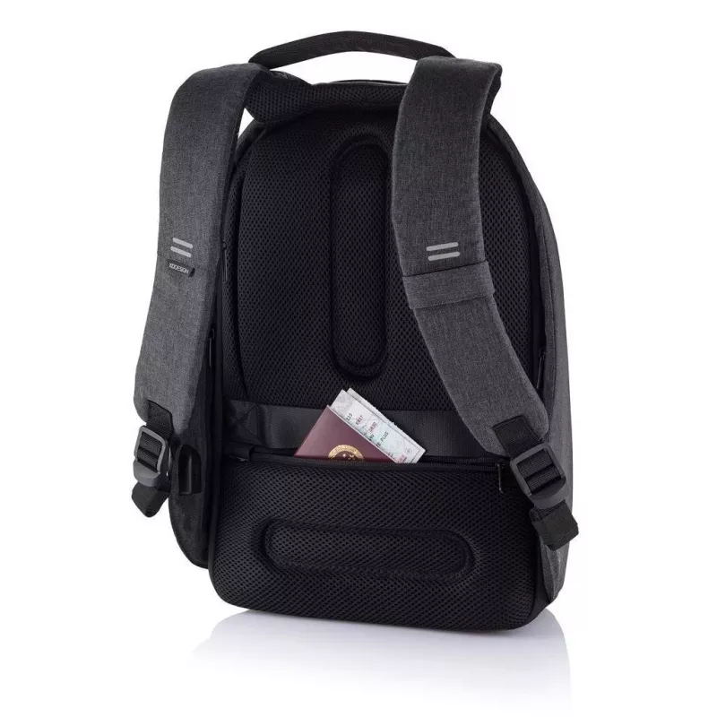 XD Design Bobby Hero XL P705.711 mochila antirrobo, portátil de 17 pulgadas, tablet de 12,9 pulgadas, puerto de carga USB, 20 l, negra
