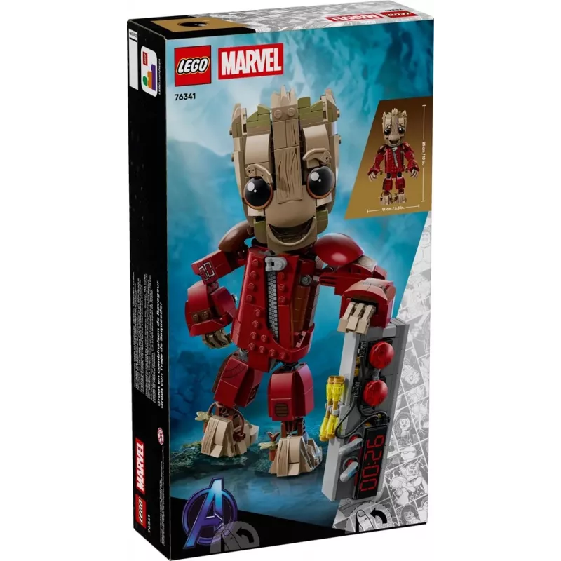 LEGO MARVEL 76341 Groot con traje de Ravager