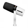 Shure MV7+-W - Micrófono de mesa/voz con conexión XLR/USB-C, blanco