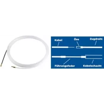 shiverpeaks Guía pasacables, alambre guía: 3 mm, longitud: 30,0 m para pasar un cable por un tubo vacío, alambre guía de nailon - 1 ud. (BS18-204811)