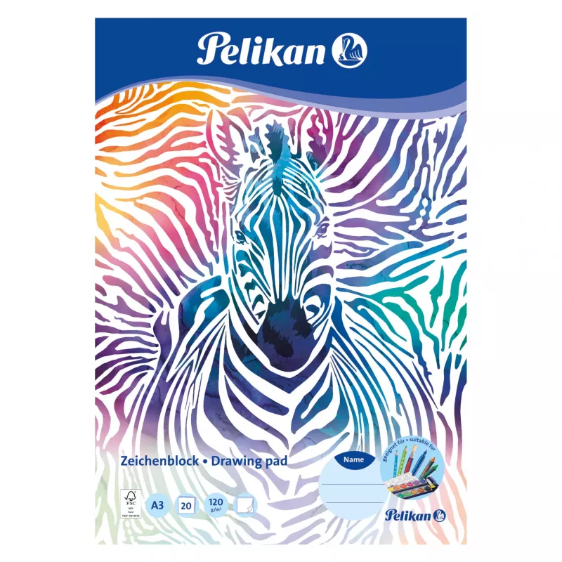 Cartón Pelikan 236799 20 hojas 120 g/m² A3
