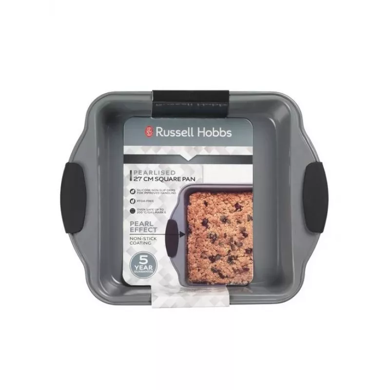 Sartén rectangular Russell Hobbs RH01913EU7 27 cm antiadherente color perla