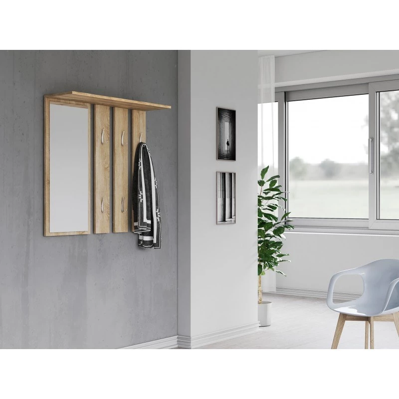 Topeshop OPAL WIESZAK SONOMA perchero roble