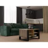 Tablero de mesa de centro e shop STOLIK KAWOWY ŁAWA MODERN 4P esbelto Roble Artisan / fresas negras