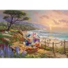 Thomas Kinkade Studios: Disney - Donald y Daisy Una tarde de patos, puzzle 1000 piezas