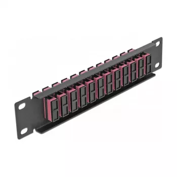 Panel de parcheo de fibra óptica DeLOCK 10