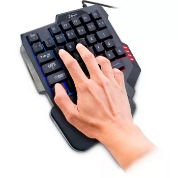 Teclado Inter-Tech KB-3035 Gaming USB QWERTY negro