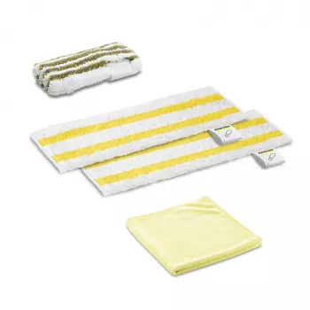 Kärcher 2.863-346.0 - Bayeta de suelo - blanco - amarillo - tela - Kärcher SC 2 Deluxe - SC 2 EasyFix - SC 3 EasyFix - SC 4 Deluxe - SC 4 EasyFix - SC 4 EasyFix - Iron SC... - 345 mm - 11