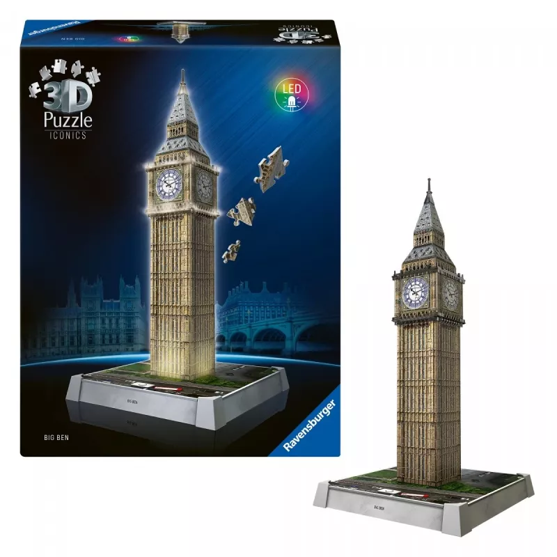 Puzle 3D Big Ben Clock Tower Londres