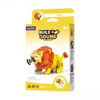 MierEdu Build and Listen Puzzle 3D - León
