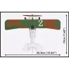 Set de construcción Cobi Blocks Nieuport 17 C.1 277 piezas — maqueta de avión, set de bloques coleccionable