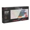 Savio ASTRAL WHITE JADE 3 COLOURS teclado gaming USB QWERTY US International
