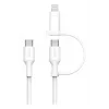 Cable USB Belkin BoostCharge Pro 1,5 m USB-C USB-C/Lightning blanco