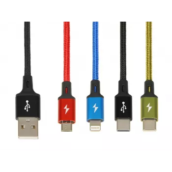 Cable de carga universal 4 en 1 I-BOX USB IKUM4W1