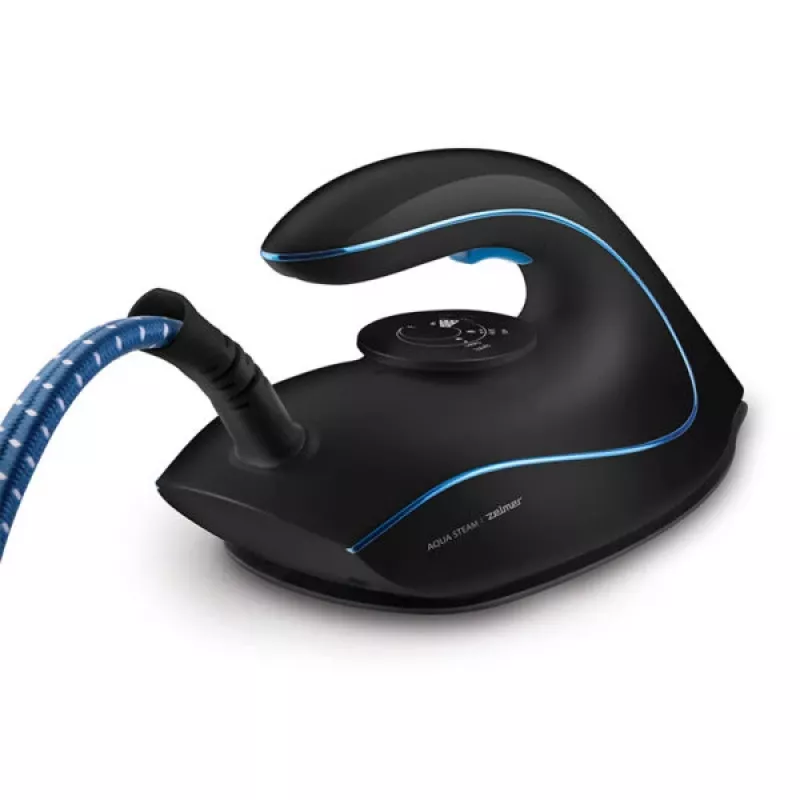 Plancha Zelmer Aqua Steam ZIS5400 negro-azul