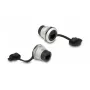 Conector hembra empotrable RJ45 Cat.6 DeLOCK con tapa antipolvo