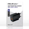 Fuente de alimentación QOLTEC 52377 GaN 30W salida 5–20V para dispositivos portátiles