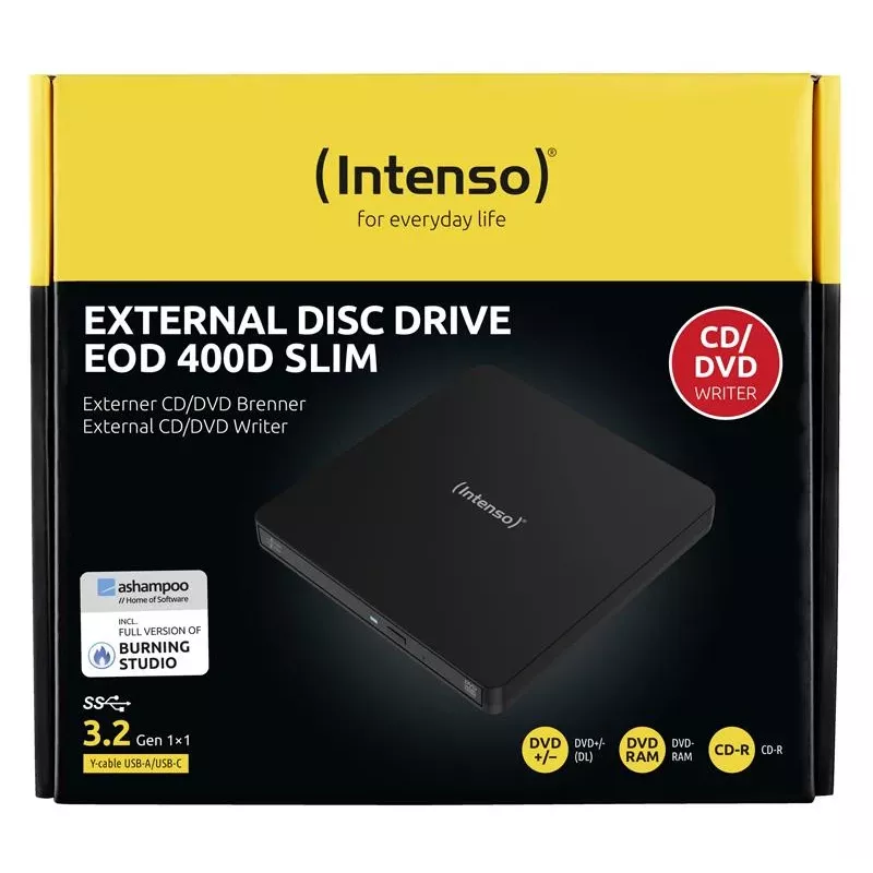 DVD RW USB3.2 EXT/NEGRO 5401400 Intenso