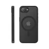 Funda protectora MagSafe Crong para iPhone 16e – negro, diseño resistente