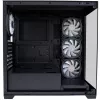 LC-Power Caja MidiTower 715B negra USB3.2/Audio sin fuente de alimentación SEAMLESS_X (LC-715B-ON)