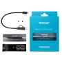 Carcasa externa para SSD NVMe M.2 PCIe PATRIOT PV810UPNGM – USB-C 3.2 Gen 2, compatible con 2230/2242/2260/2280, hasta 8 TB, aluminio, gris