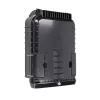 Caja de terminación de fibra óptica Extralink Selene 16 fibras negra
