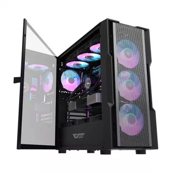 Caja de ordenador Darkflash DK431 Mesh, ATX, negra