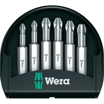 Wera Phillips-PZ bits Mini-Check PZ 50 mm 6 piezas (05056471001)