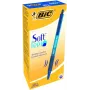 Bolígrafo BIC SOFTFEEL CLIC 0,32 mm, azul, caja 12 uds. 914346
