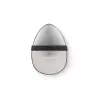 Báscula de cocina Caso FinoCompact 03201 — 0,5 kg de capacidad, división de 1 g, indicador LED, acero inoxidable/negro