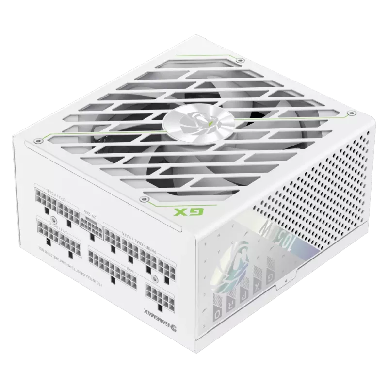 Fuente de alimentación Gamemax, 80 PLUS, Gold | GX PRO 1050G WH | 1050 W