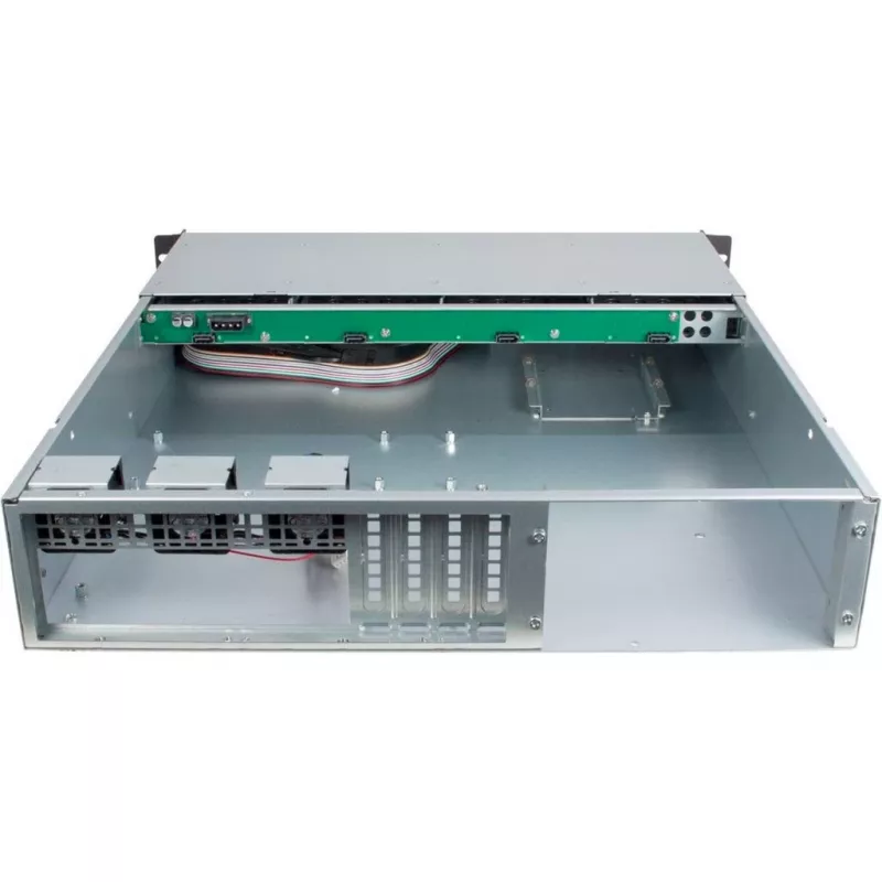 Caja de servidor Inter-Tech 2U 2404L rack negro, gris