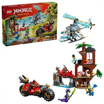 LEGO NINJAGO 71857 Batalla en la casa del árbol de los vehículos ninja