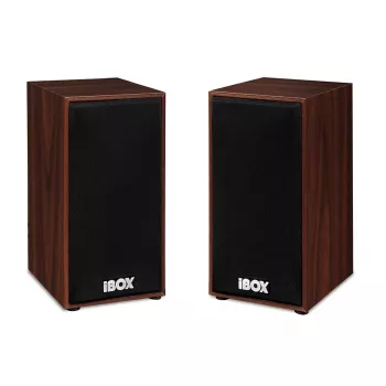 Altavoces IBOX IGLSP1 con cable 2.0 de sobremesa 10 W Cherry